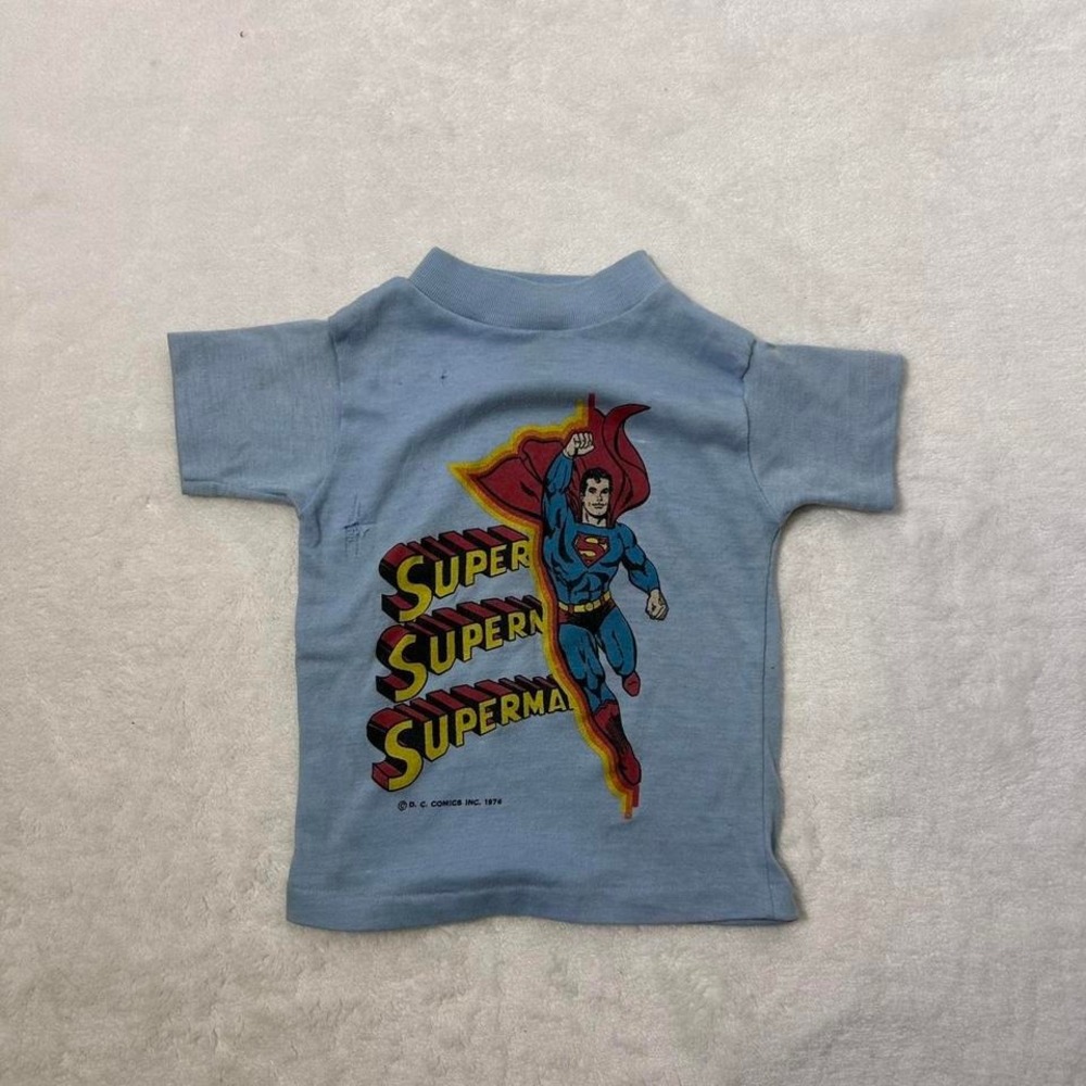 Vintage‎ Superman DC Comics 1976Youth 4/5 shirt